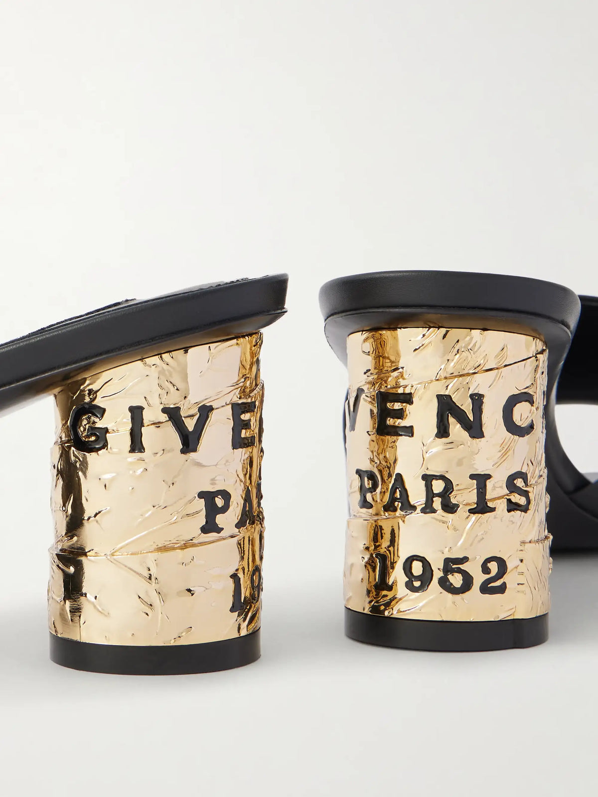 Tape Leather Mules