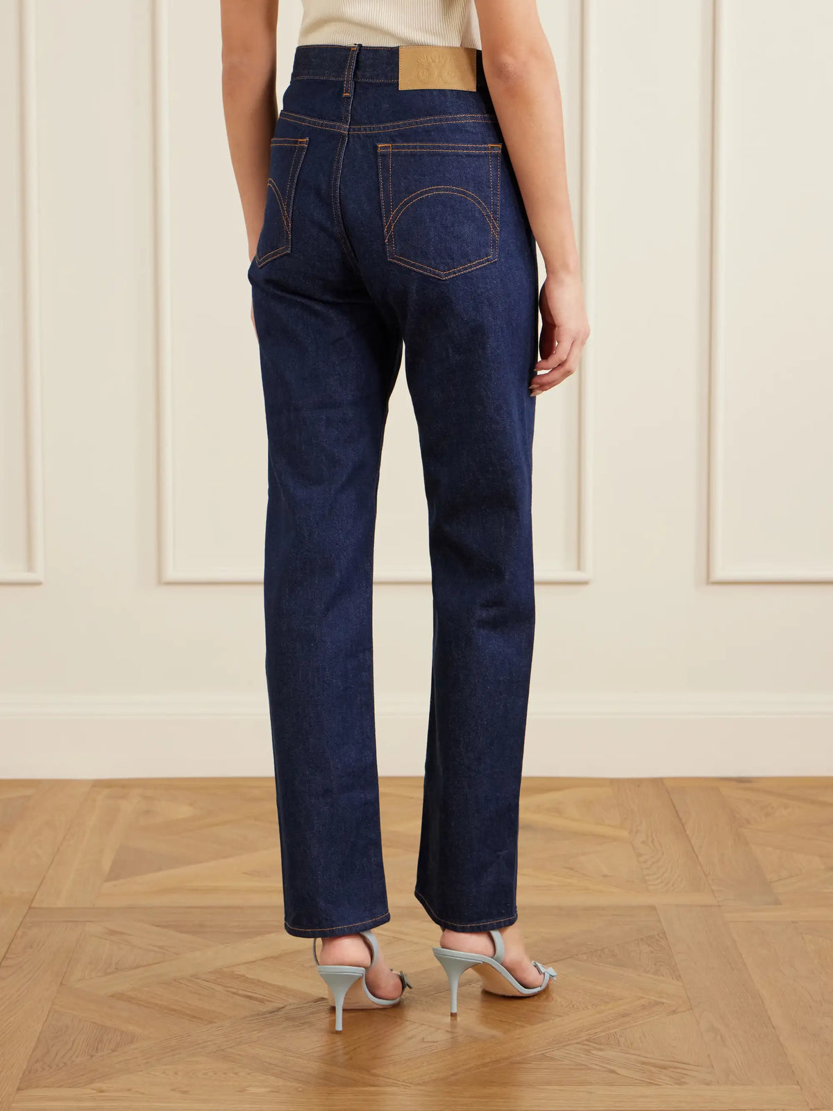 BLAZÉ Milano Mid-rise Straight-leg Jeans