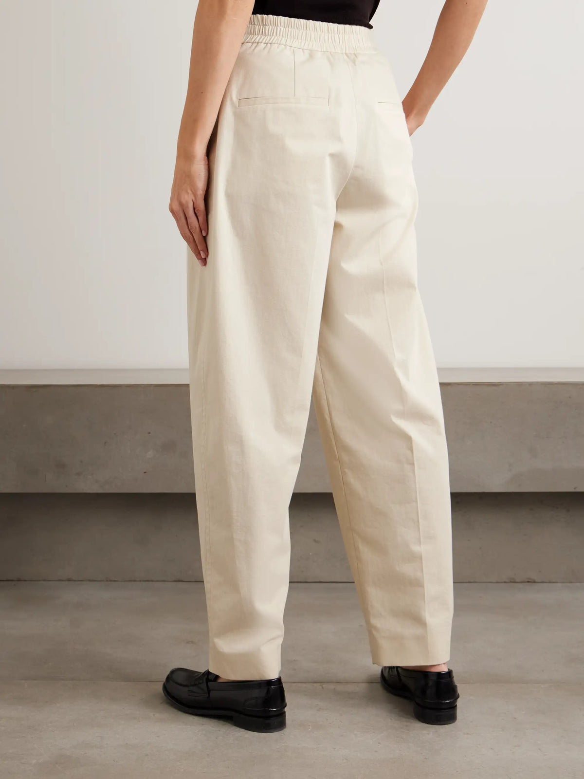 Paver Cotton-gauze Tapered Pants