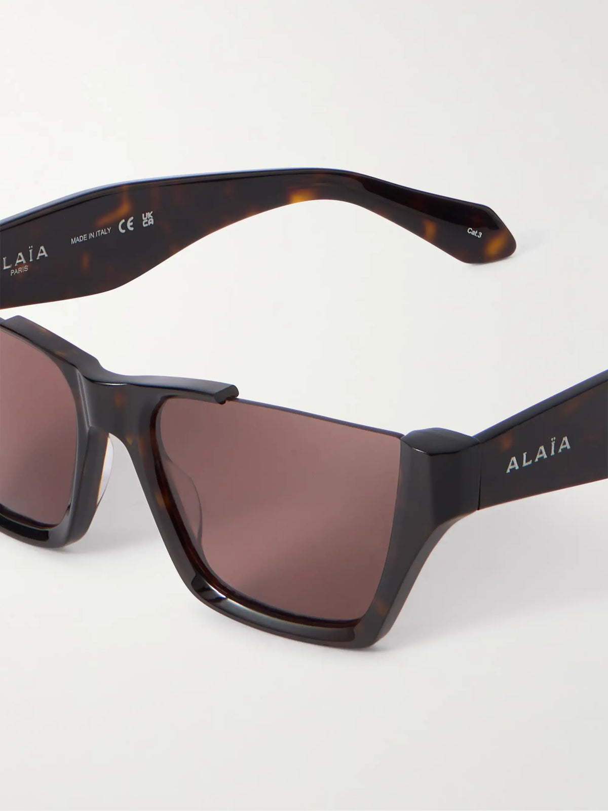 Square-frame Tortoiseshell Acetate Sunglasses