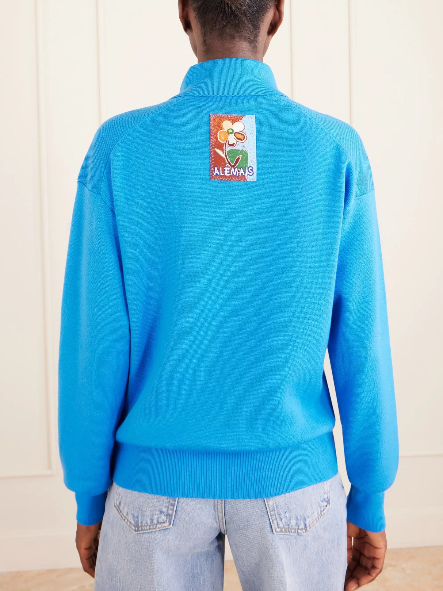 Claudia Knitted Wool Polo Shirt