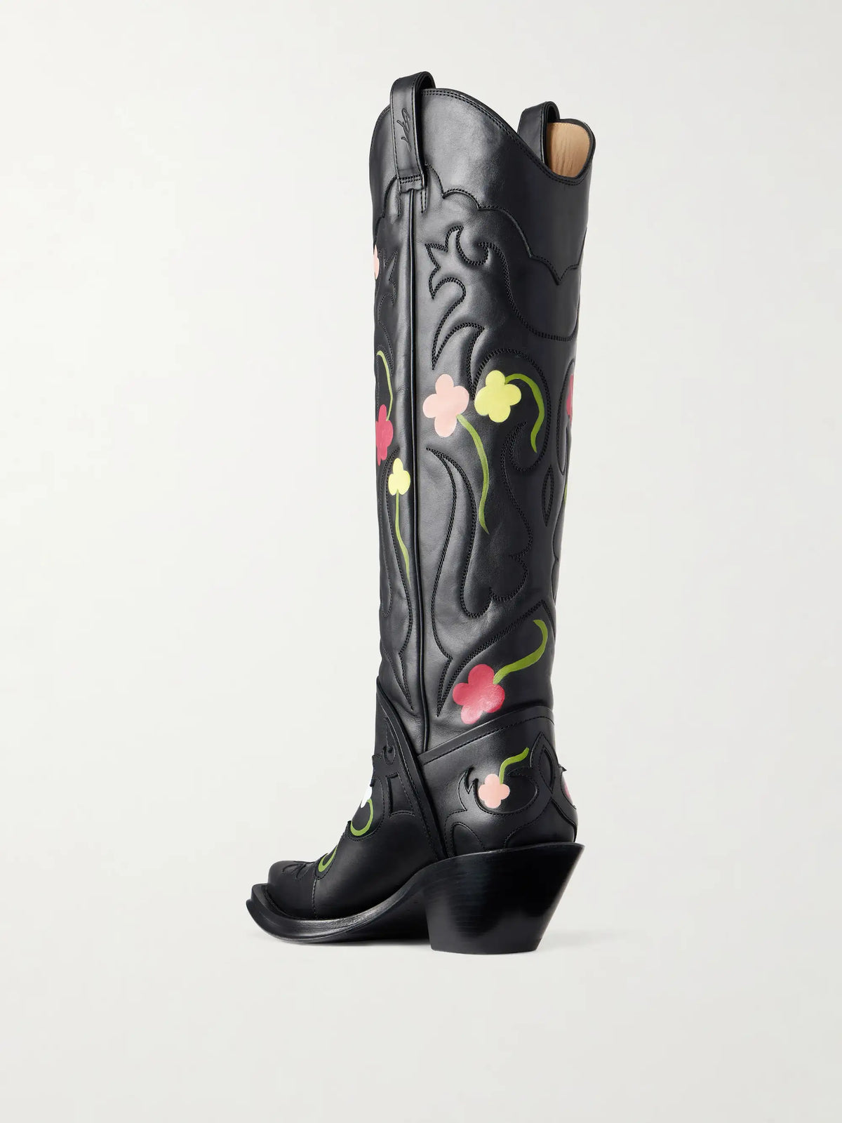 Gabriela Hearst Capitana 60 Hand-painted Leather Knee Boots