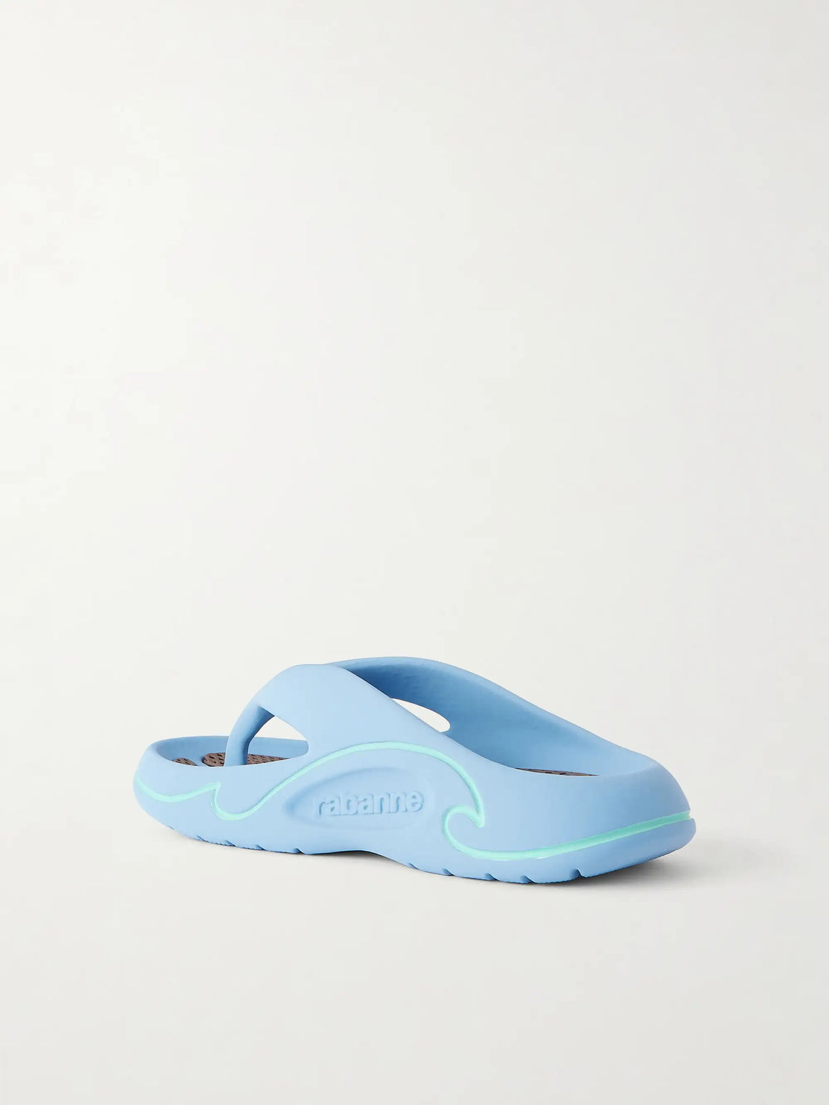 3d Logo-embossed Thong Sandals