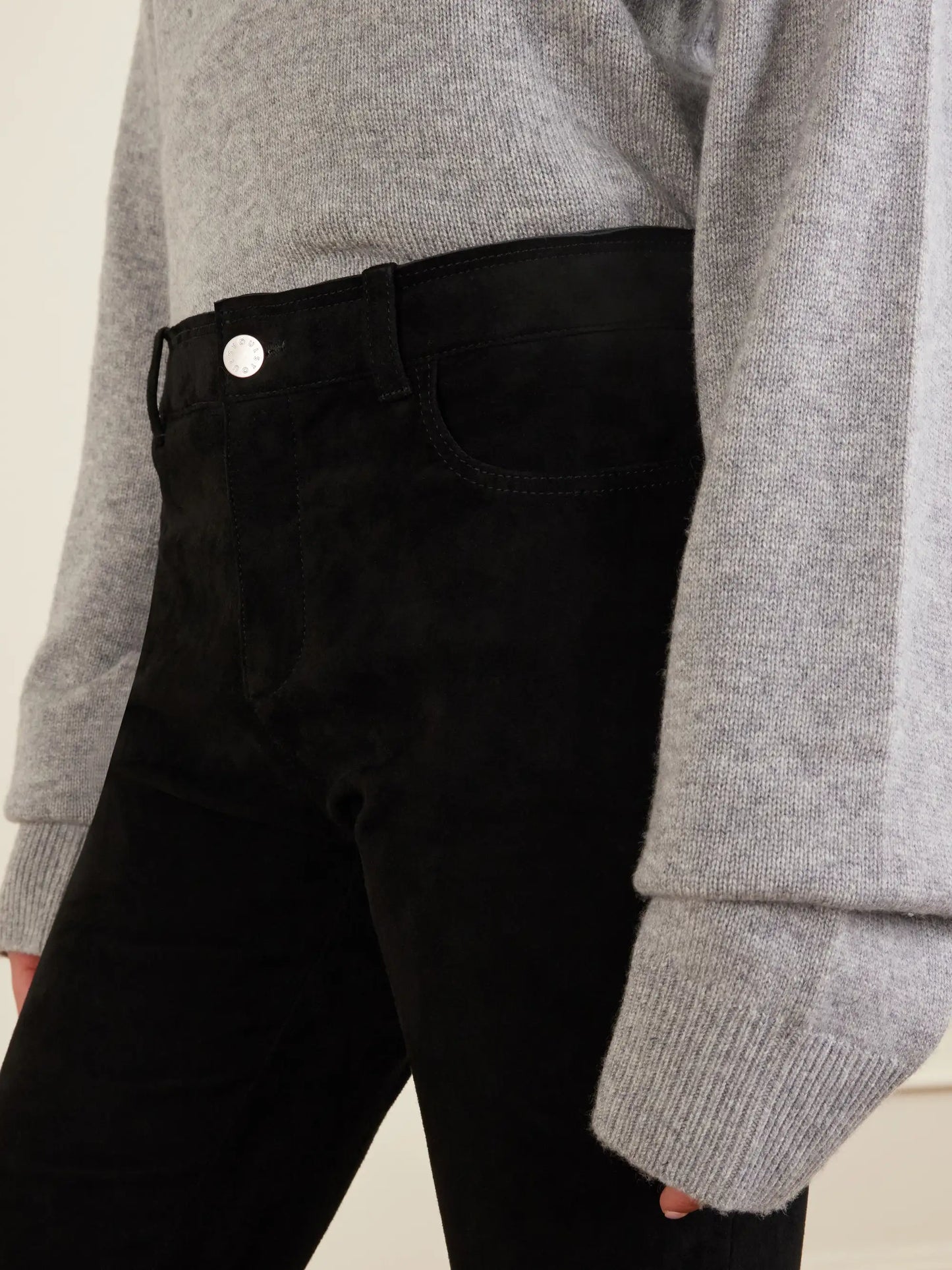 Dean Suede Flared Pants