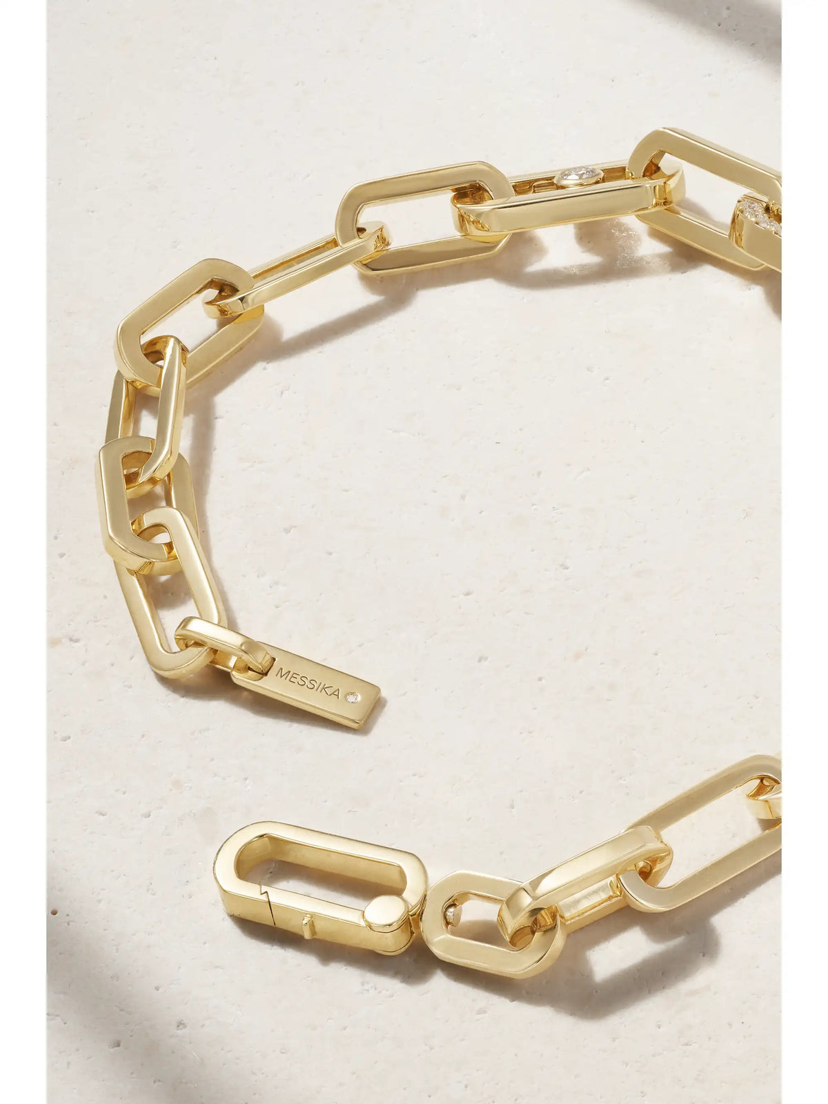 Move Link 18-karat Gold Diamond Bracelet