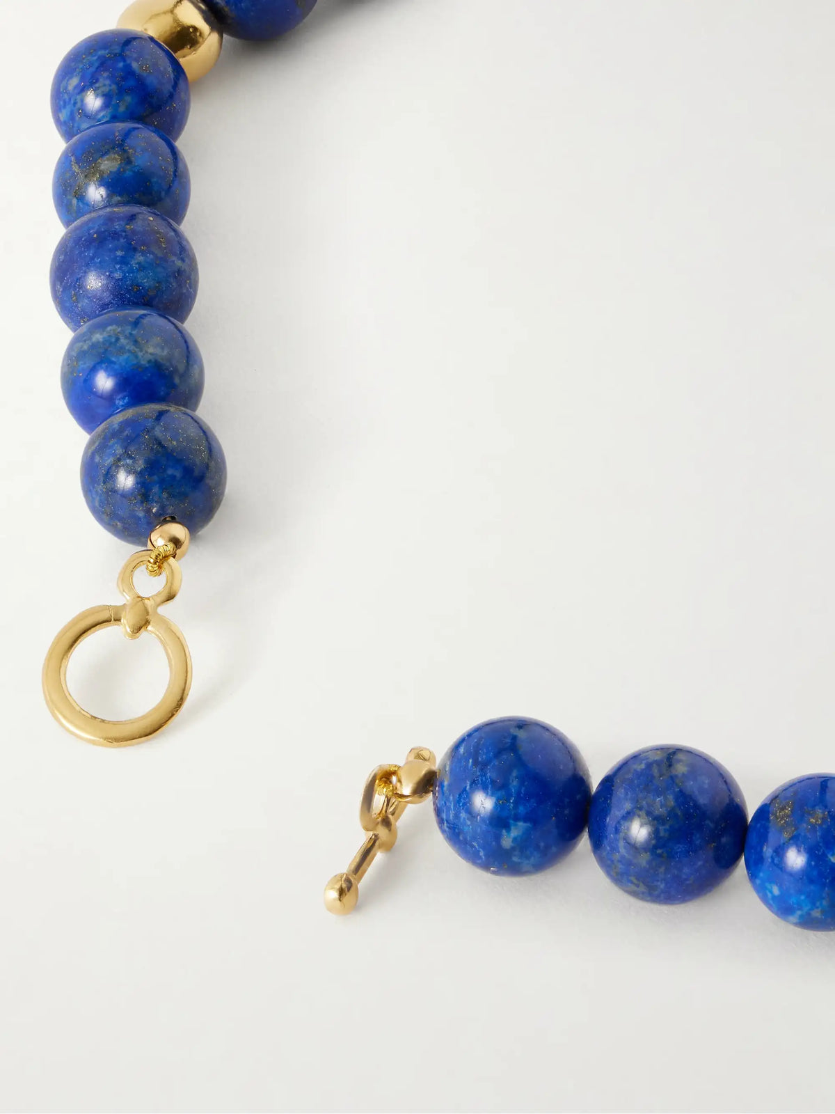 Helen Gold-plated Lapis Lazuli Necklace