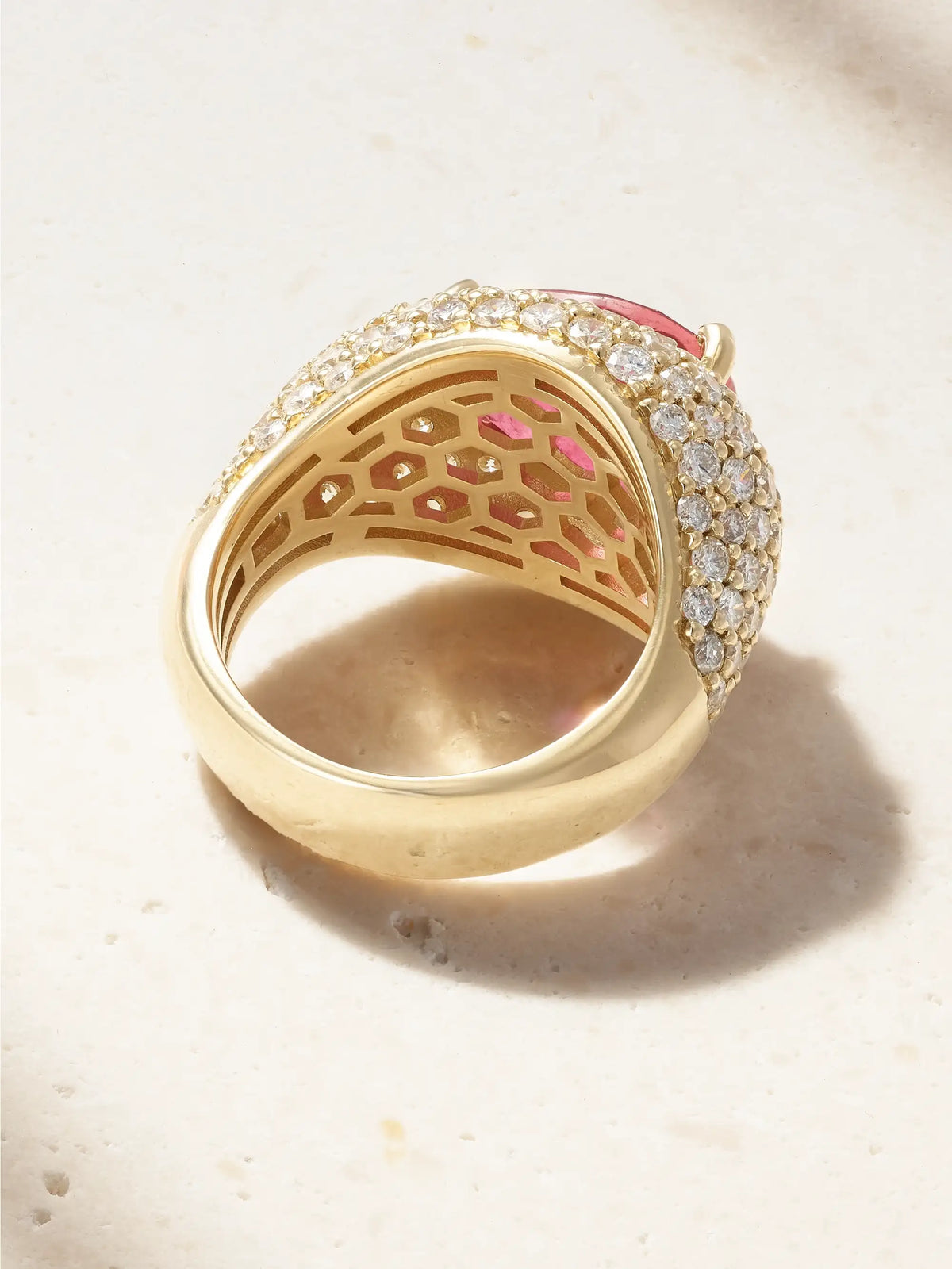 14-karat Gold, Diamond And Tourmaline Ring
