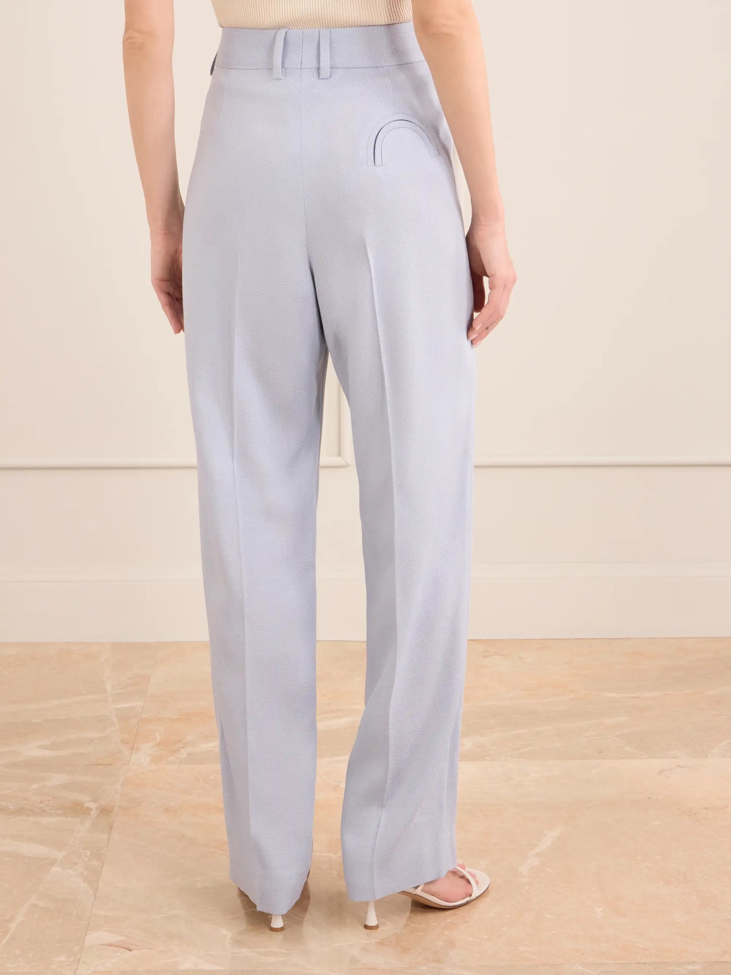Vezon Pleated Tapered Woven Pants