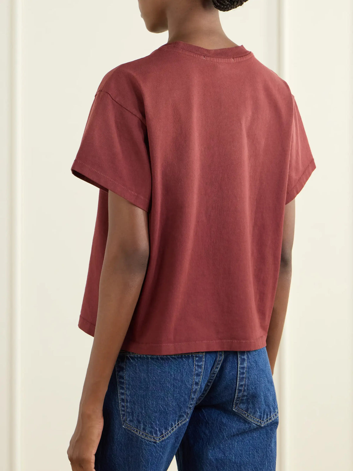 SLVRLAKE Square Cotton-jersey T-shirt