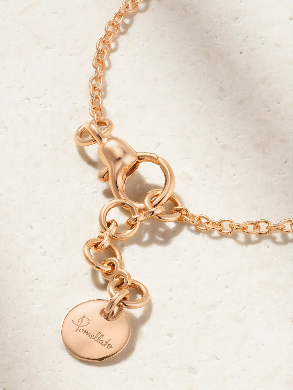Together Rhodium-plated 18-karat Rose Gold Diamond Bracelet