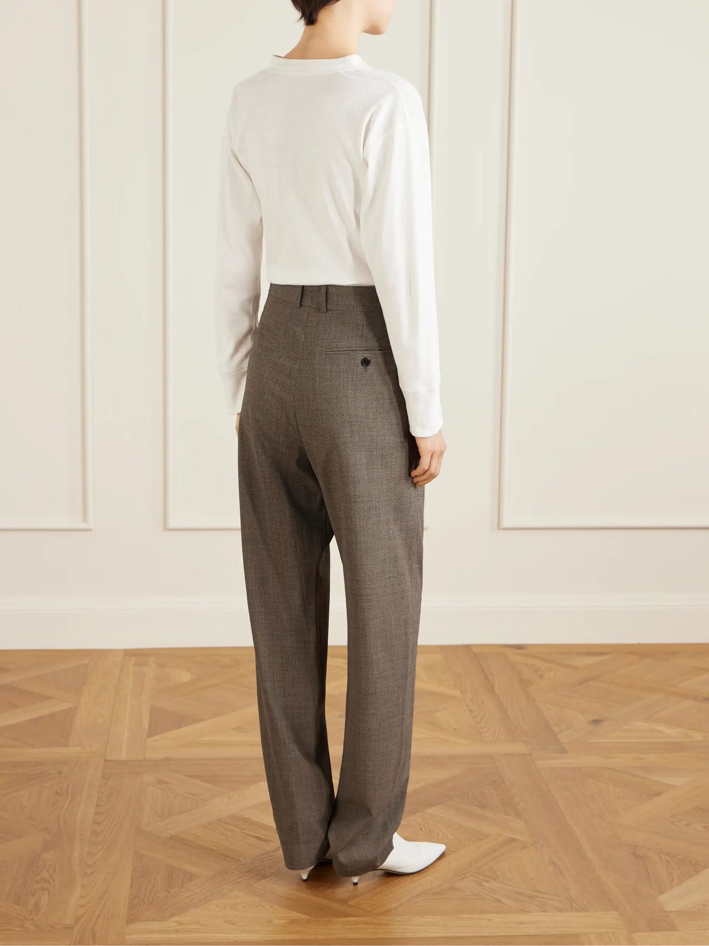 Gregori Wool Wide-leg Pants