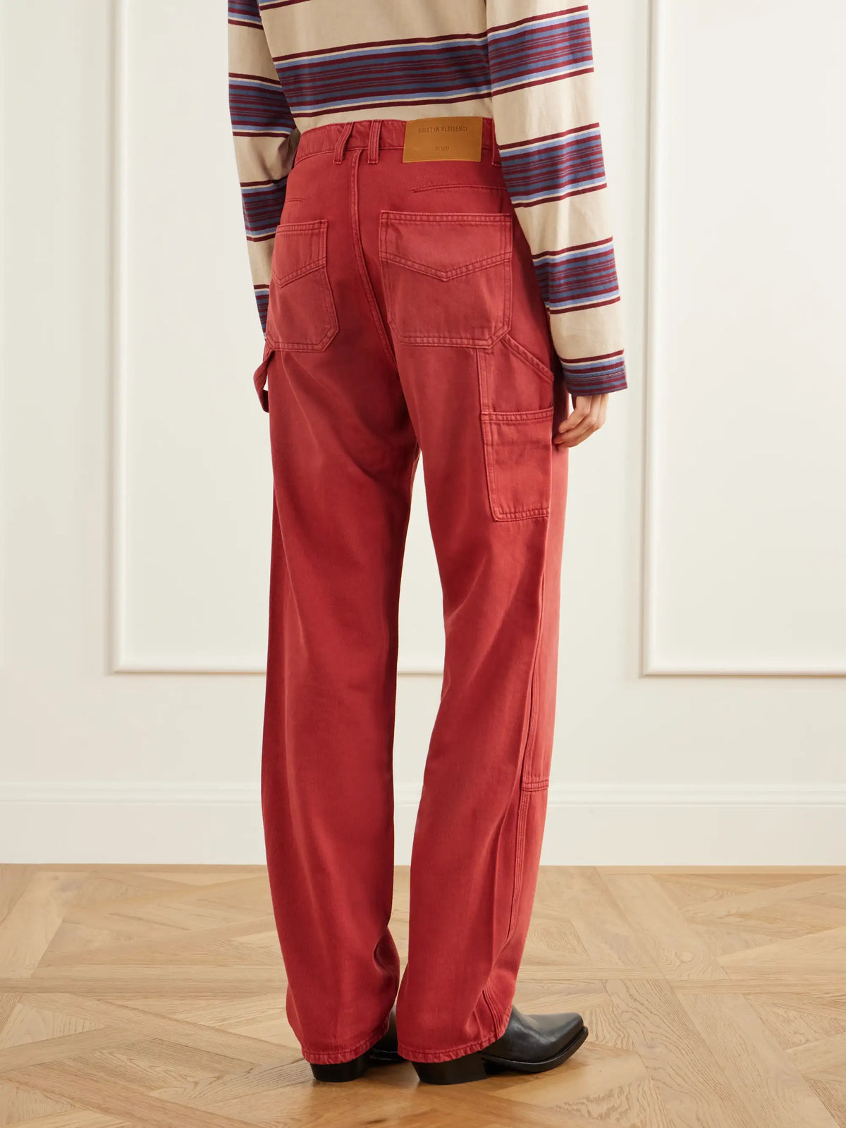 Guest In Residence Workday Mid-rise Wide-leg Jeans