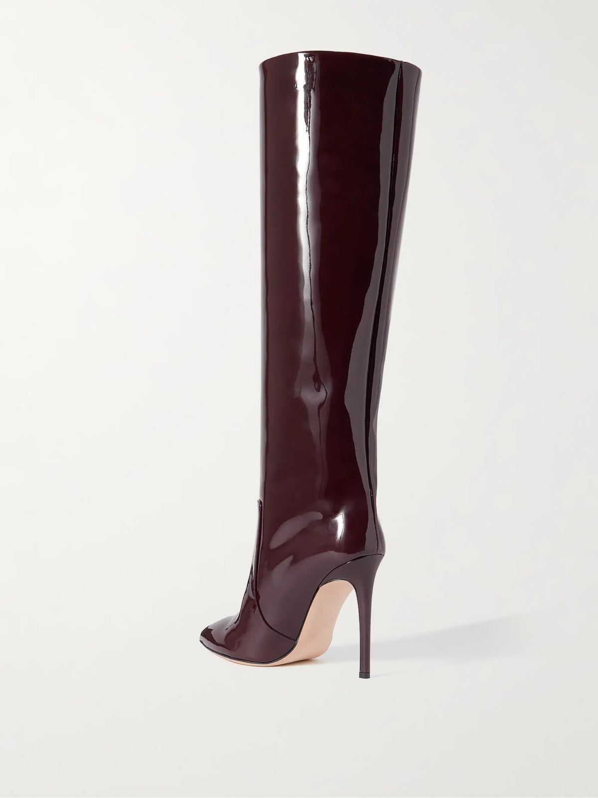 Stiletto Patent-leather Knee Boots