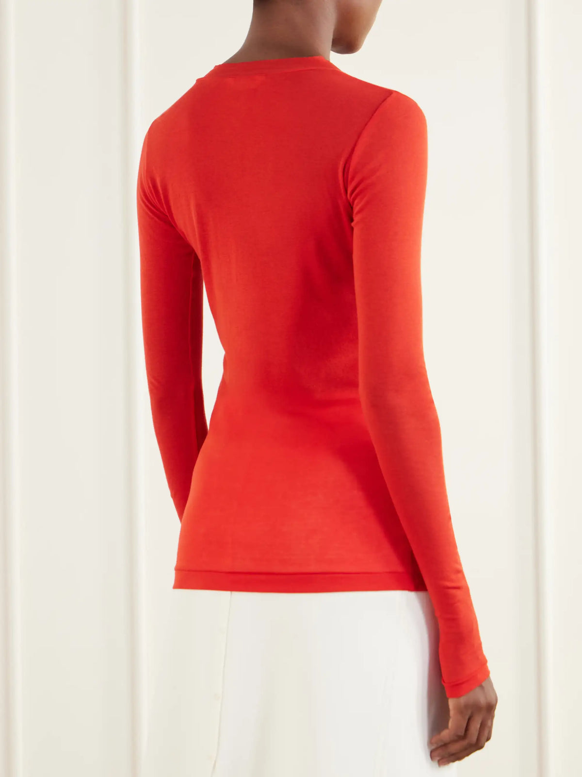 Auralee Ribbed Cotton-jersey T-shirt