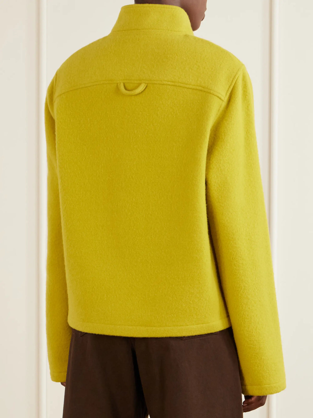 RIER City Virgin Wool-fleece Half-zip Sweater