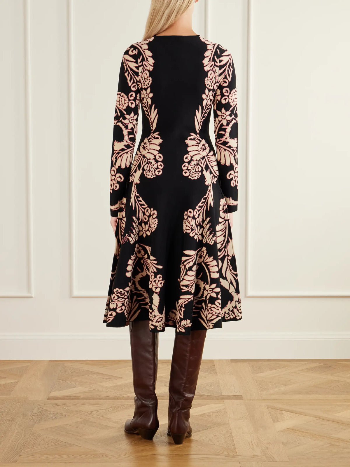Ulla Johnson Nerissa Floral-jacquard Midi Dress