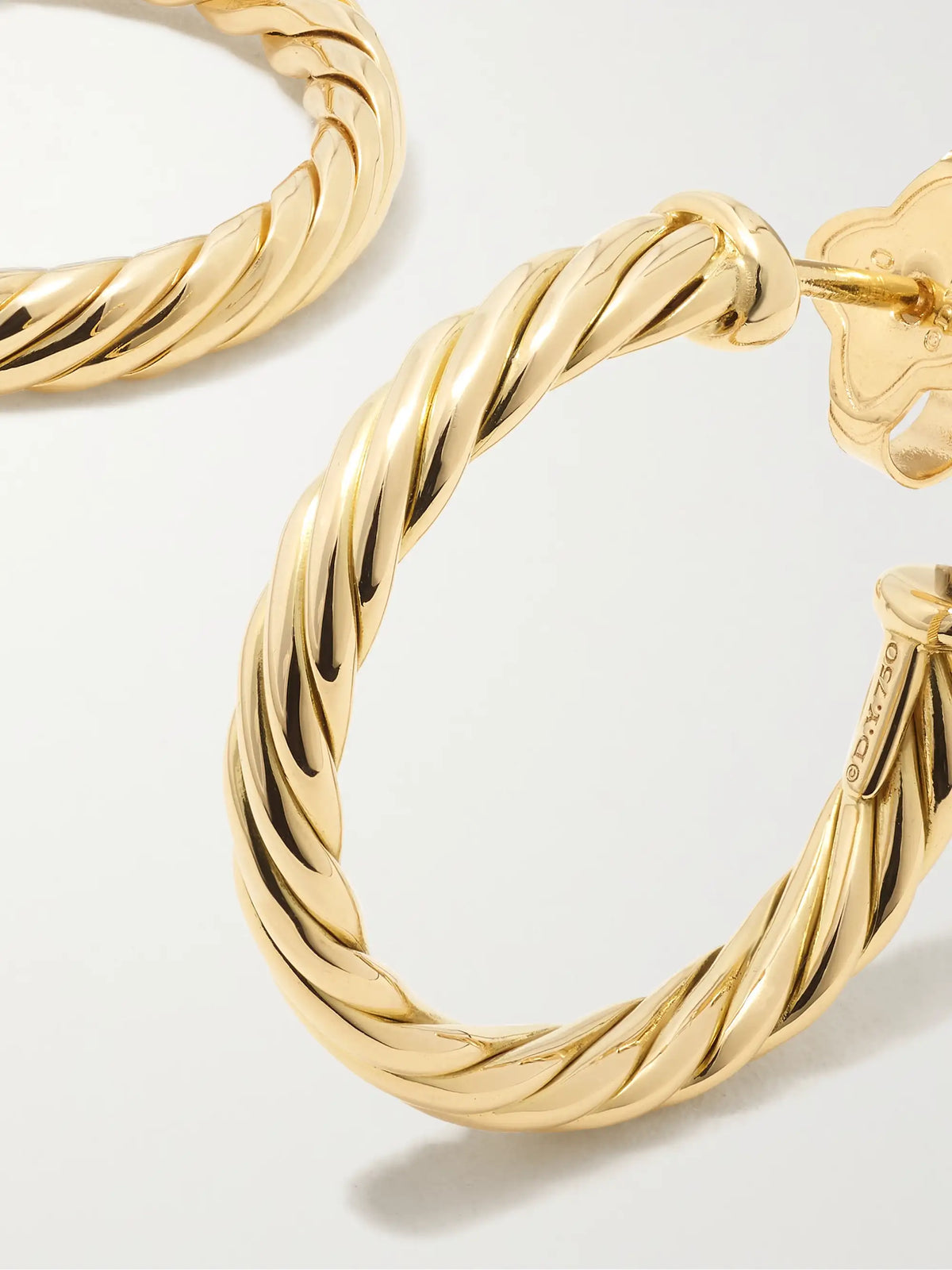 Cable Spira 18-karat Gold Hoop Earrings