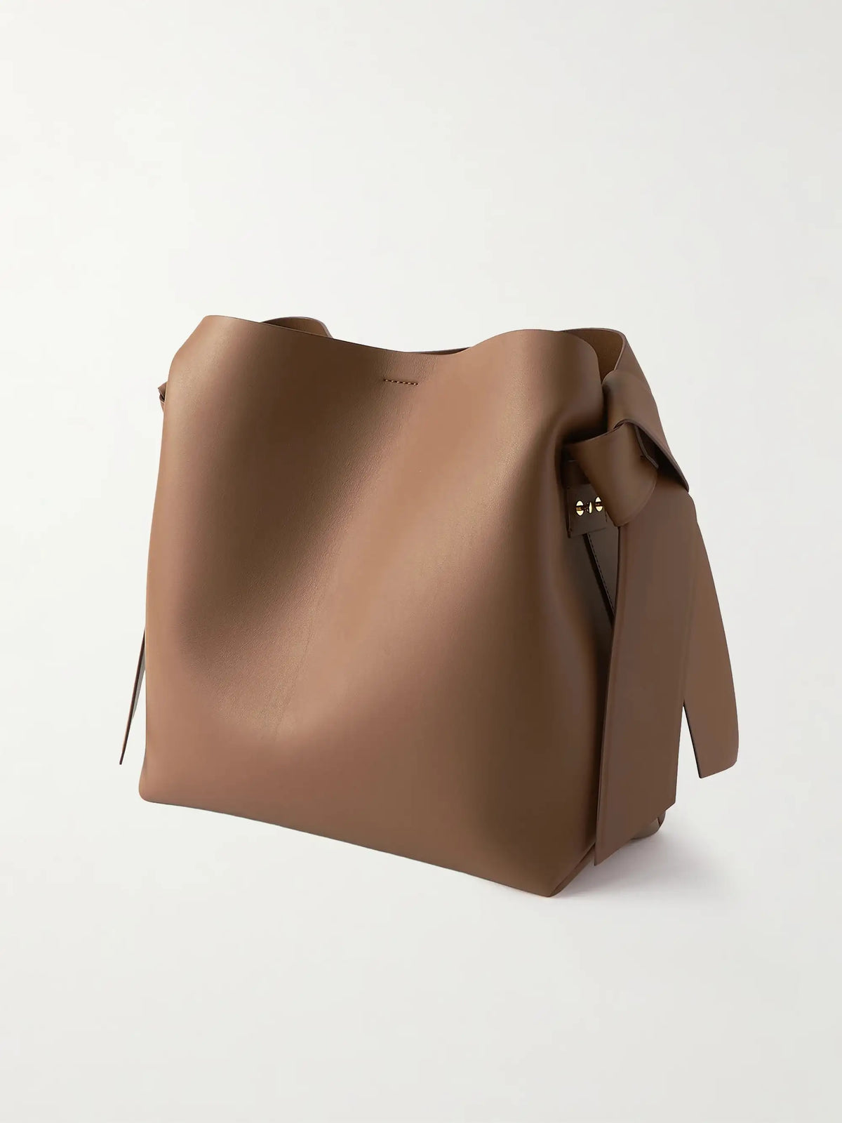 Musubi Midi Knotted Leather Shoulder Bag