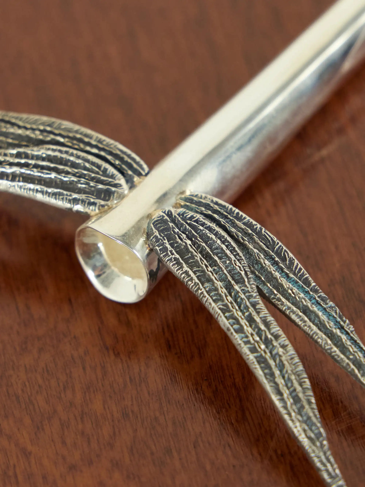 Sophie Buhai Dragonfly Silver Sapphire Cigarette Holder