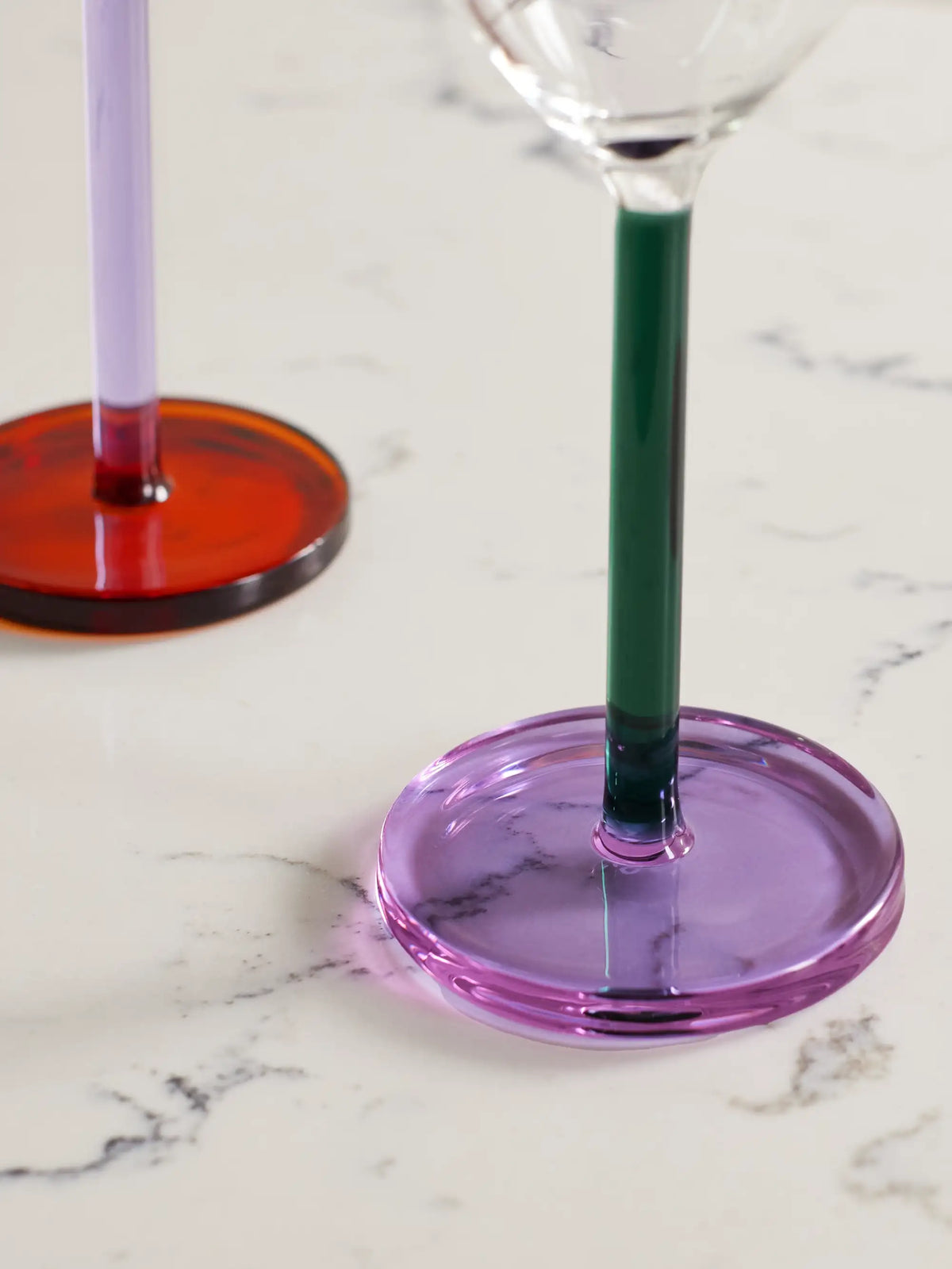 Piano Set Of Four Glass Cocktail Coupes