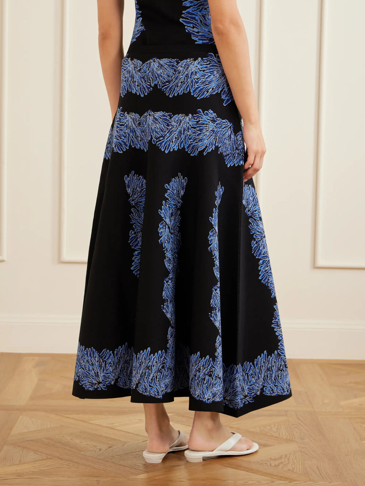 Ulla Johnson Alessia Jacquard-knit Midi Skirt