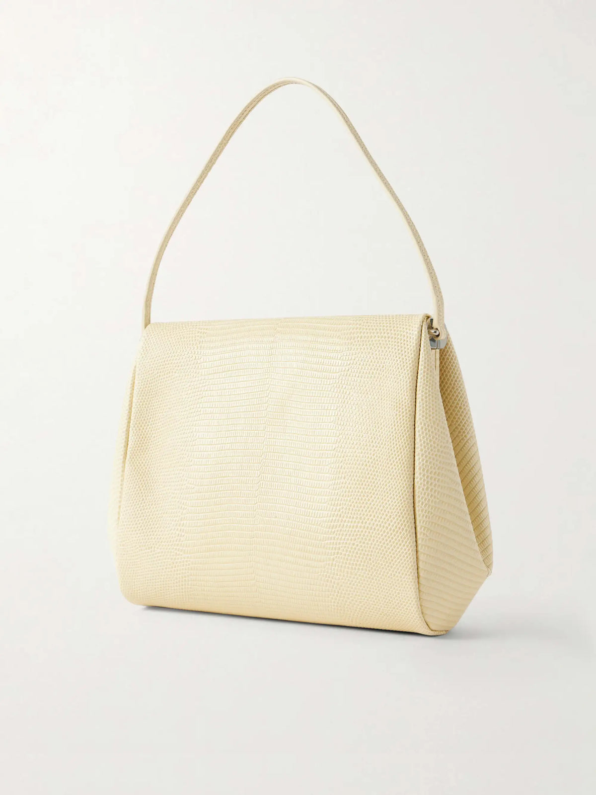 Tina Snake-effect Leather Clutch Bag