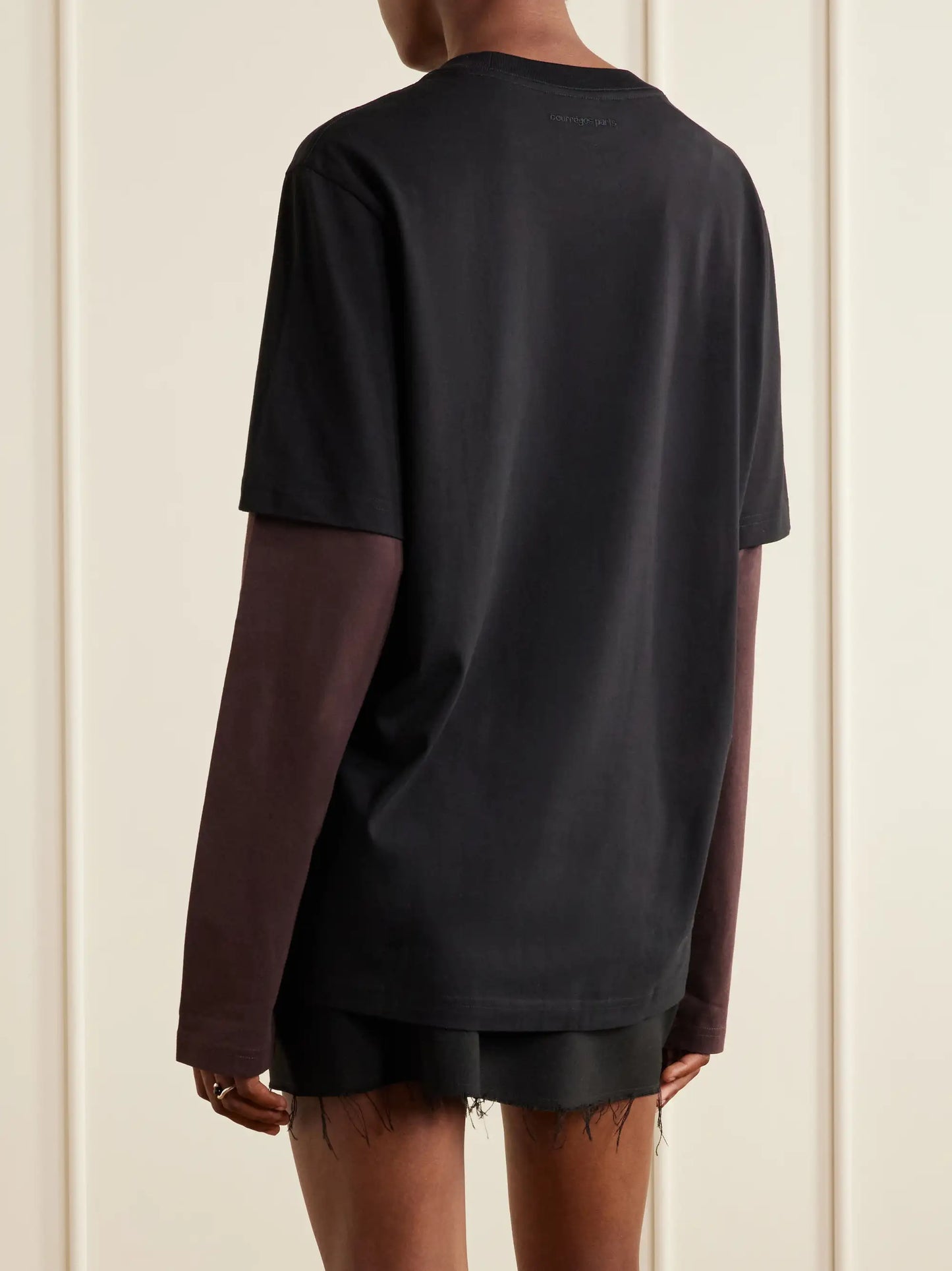 Logo-embroidered Cotton-jersey T-shirt