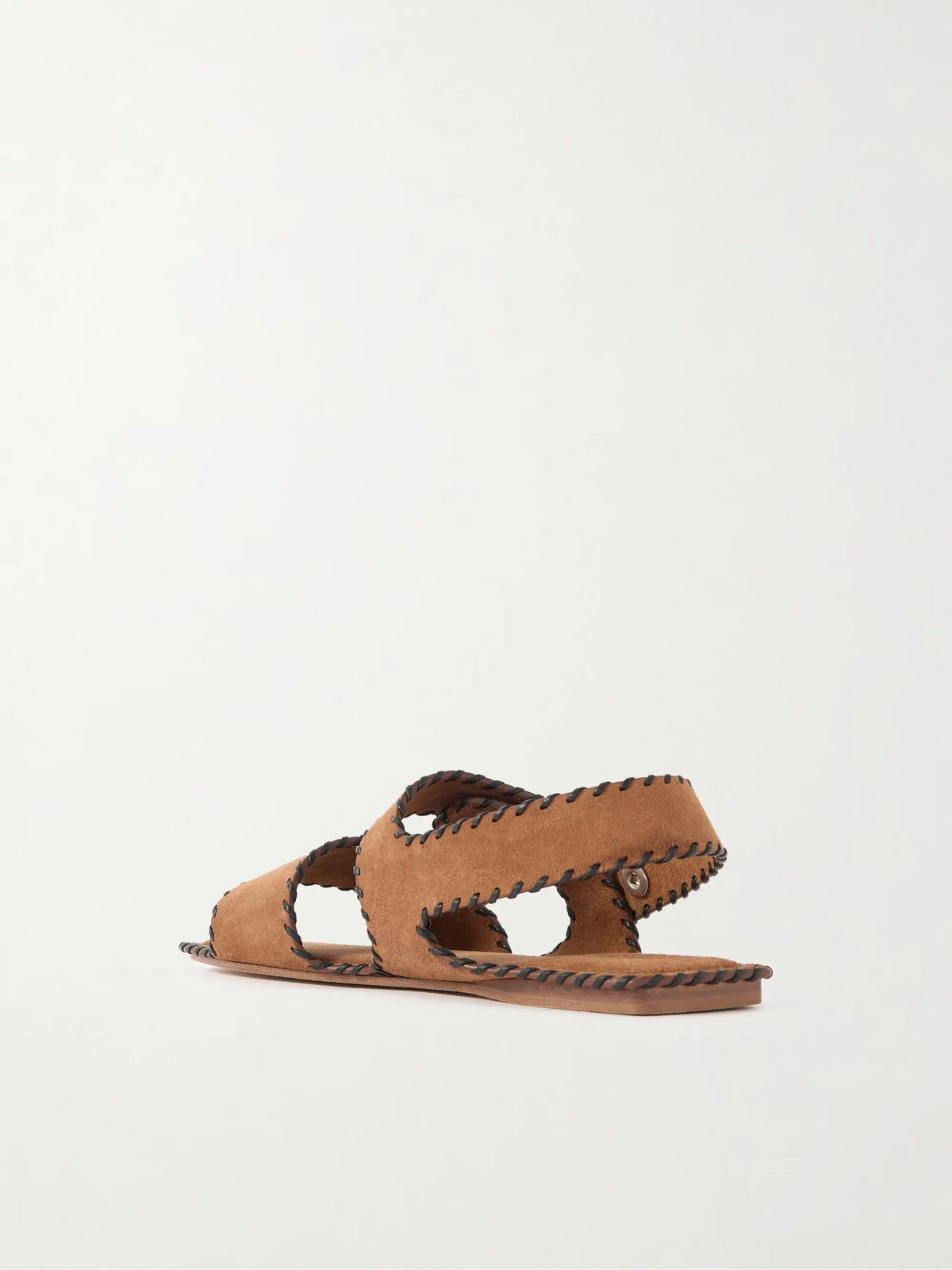 Boden Whipstitched Suede Sandals