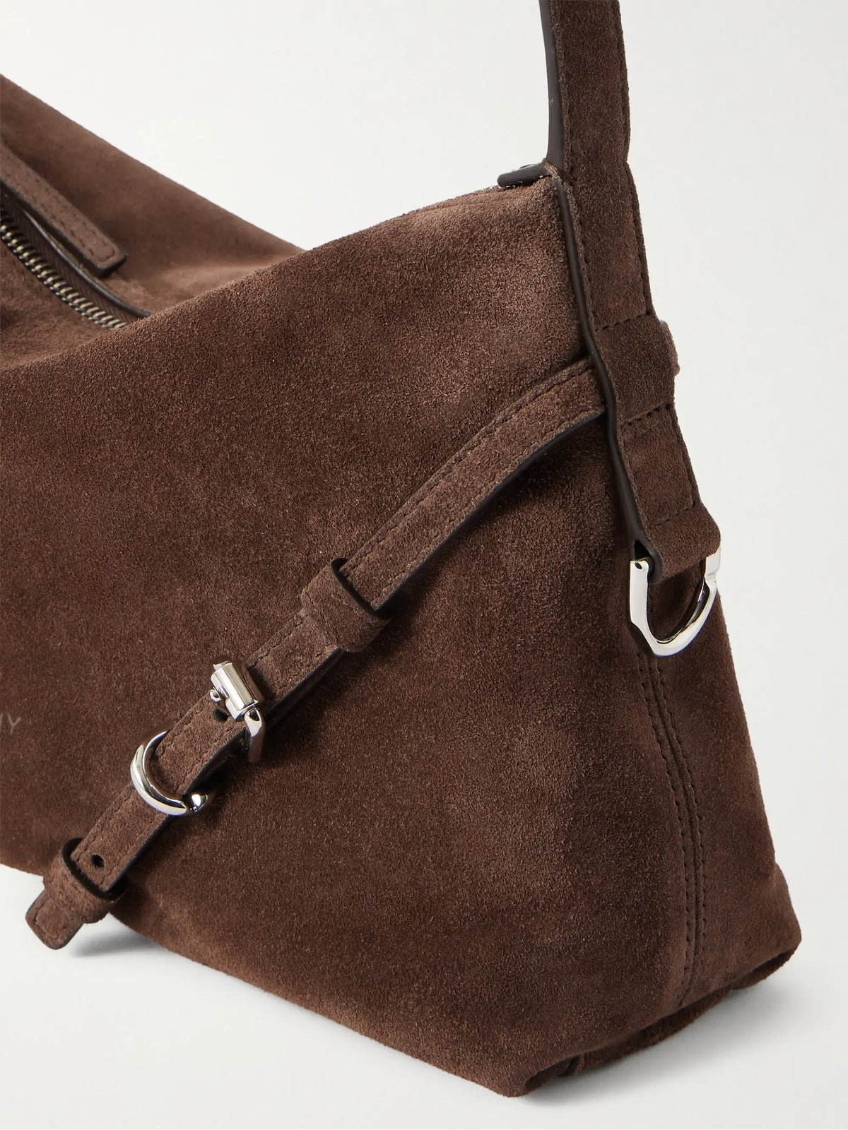 Voyou Suede Shoulder Bag