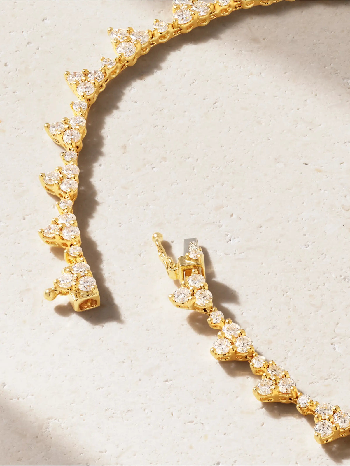 Eternity 18-karat Gold Diamond Choker
