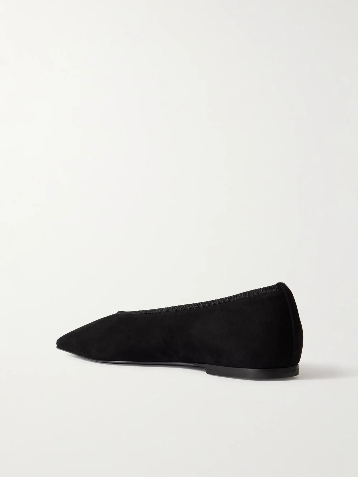 The Minimalist Suede Ballet Flats