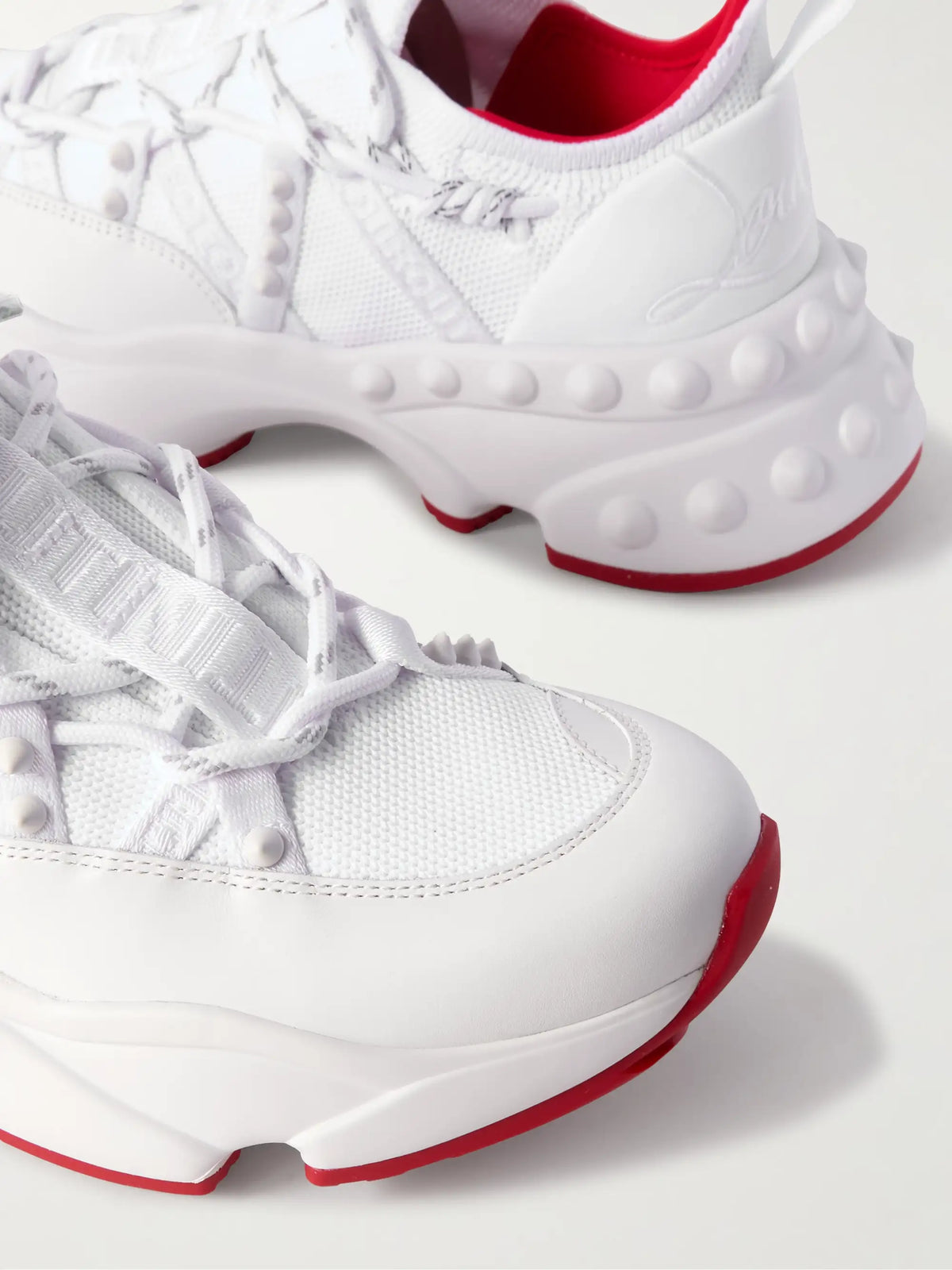 Trailrun Studded Mesh, Leather And Neoprene Sneakers