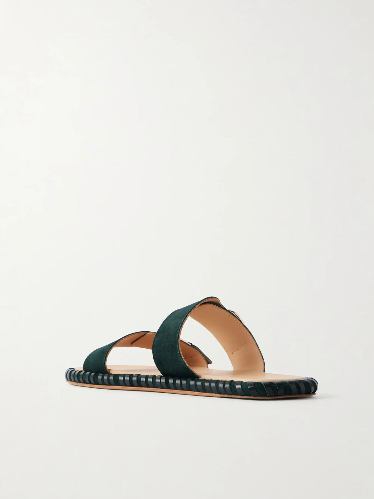 Sage Suede Flats