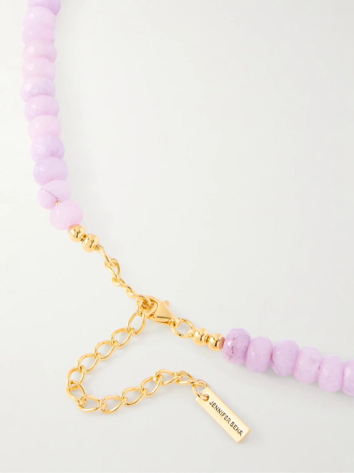 Rora Gold-tone Jade Necklace