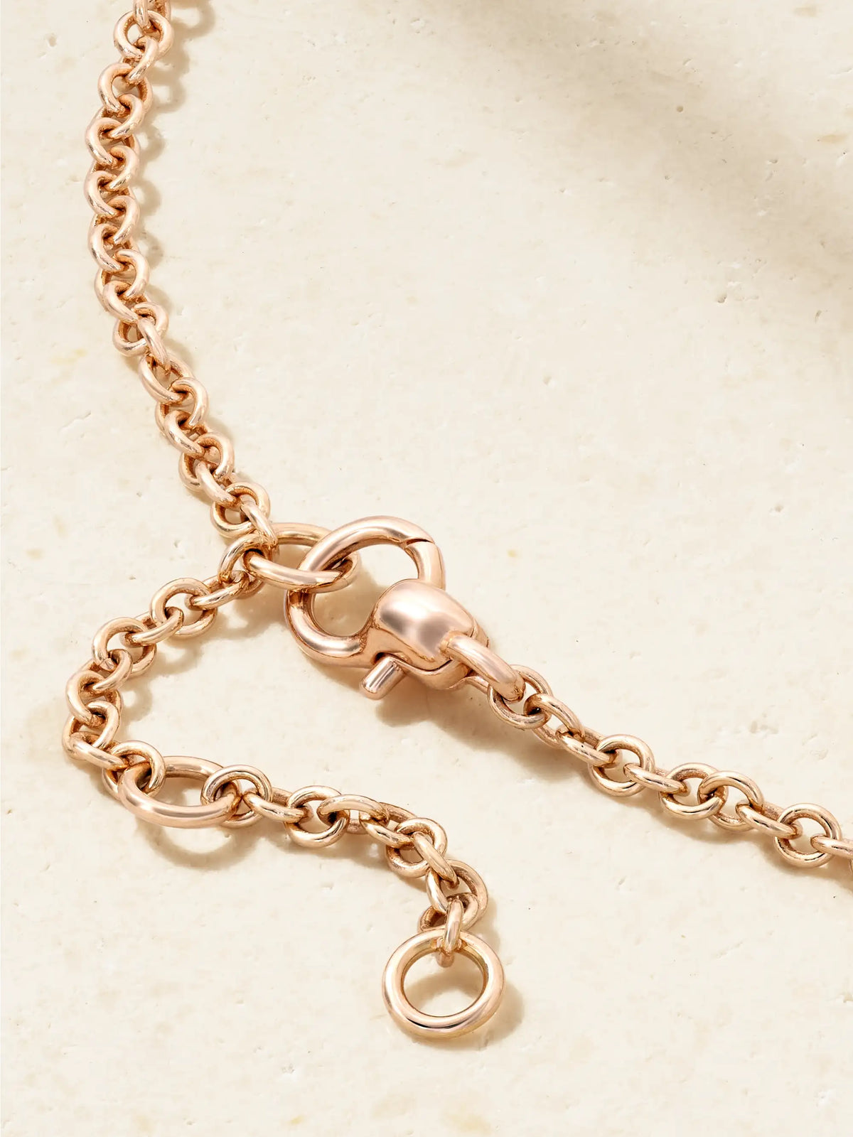 Together 18-karat Rose Gold, Rhodium-plated And Diamond Necklace
