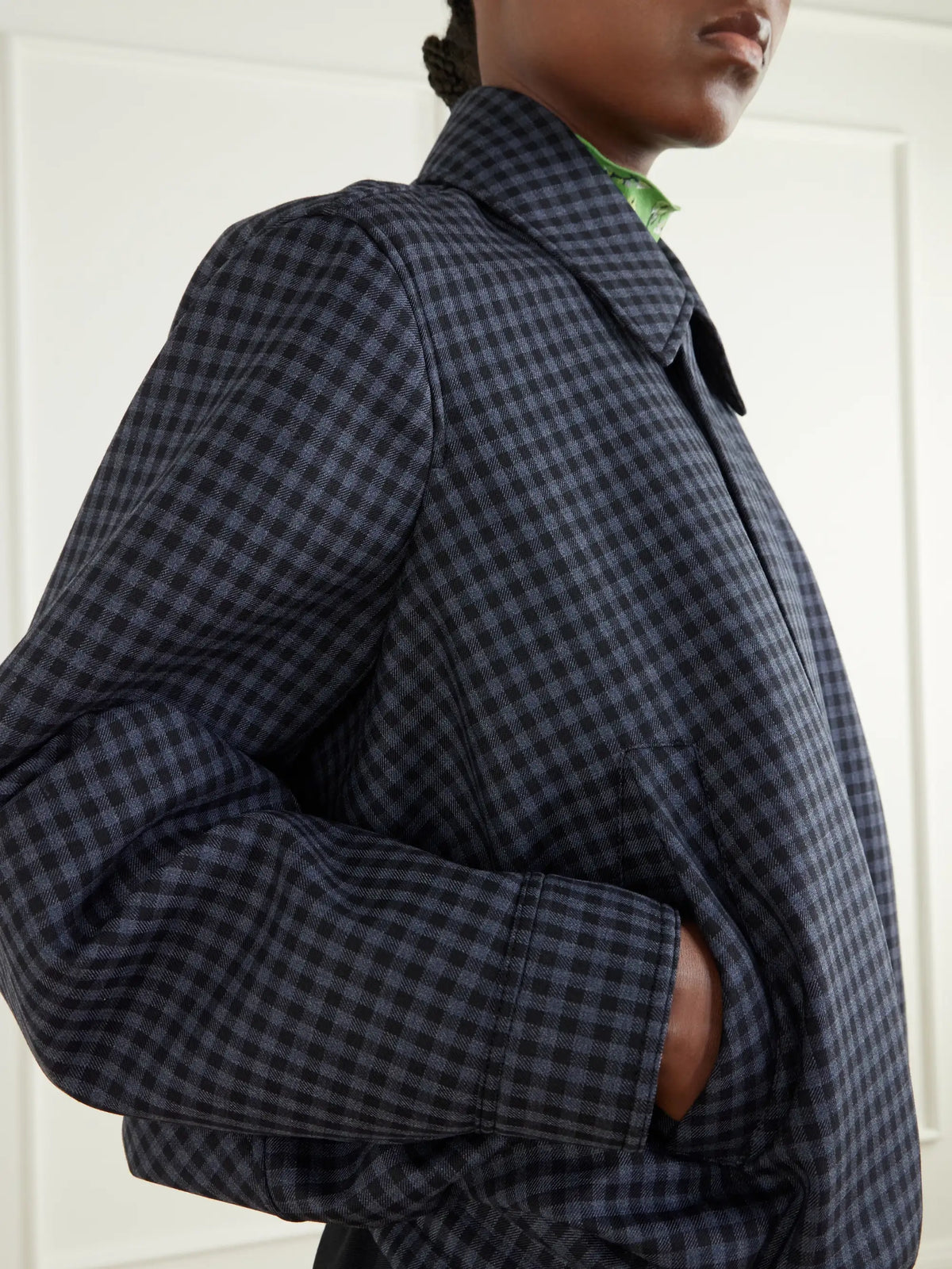LOEWE Checked Wool-blend Jacket
