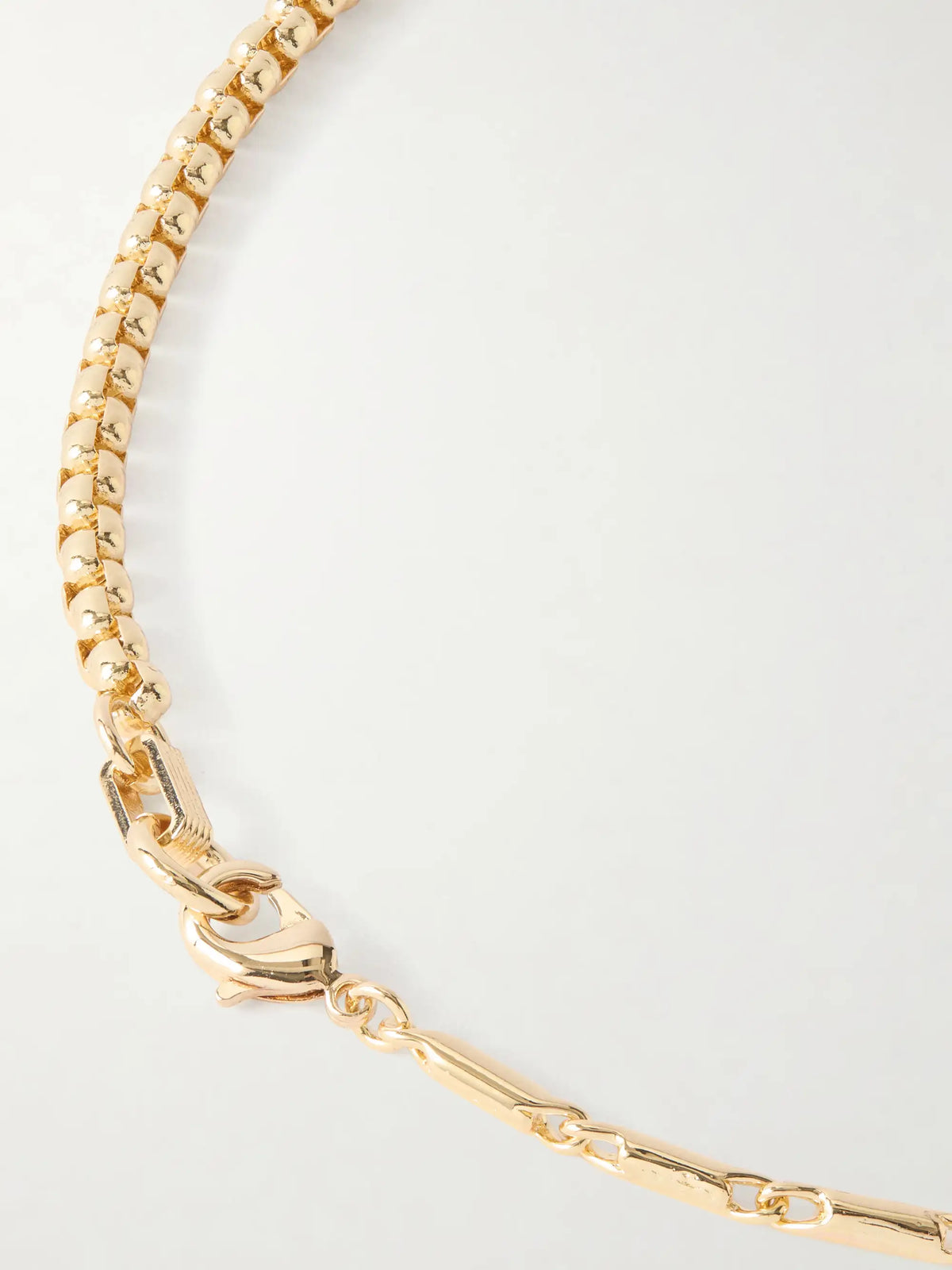 The Stone Bar Gold-tone Agate, Pearl And Lapis Lazuli Necklace