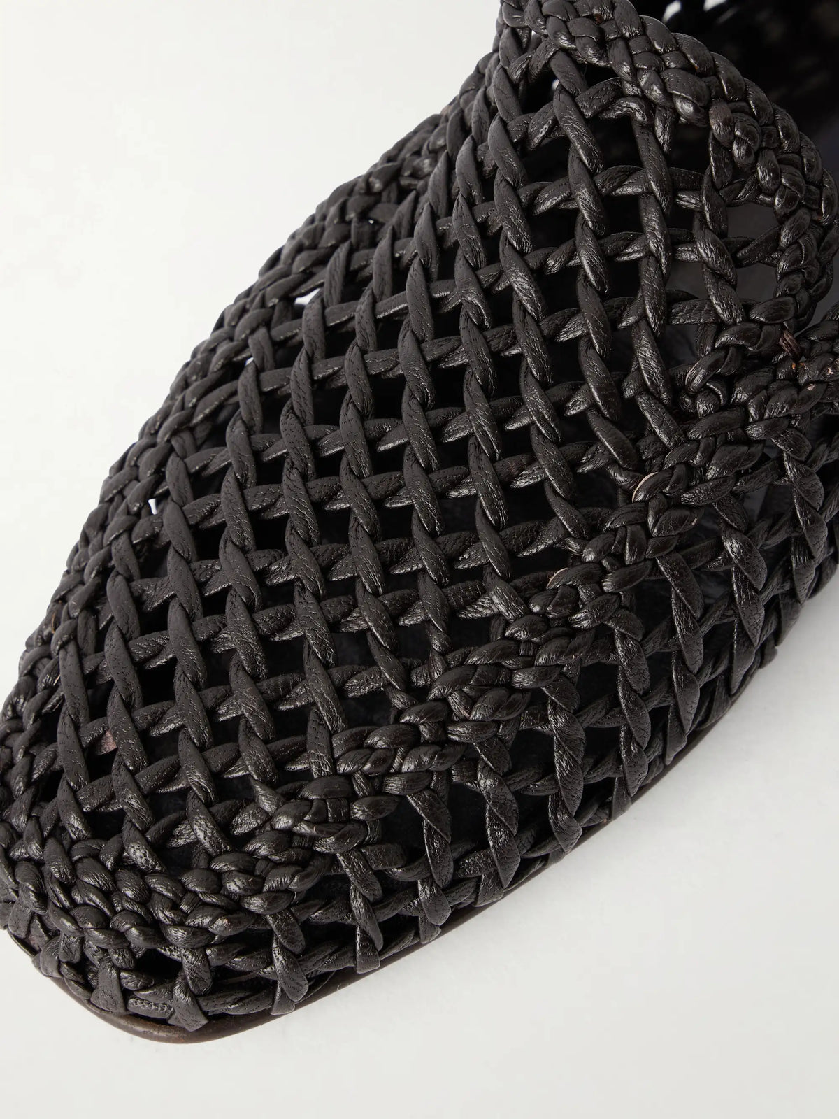 Woven Leather Loafers
