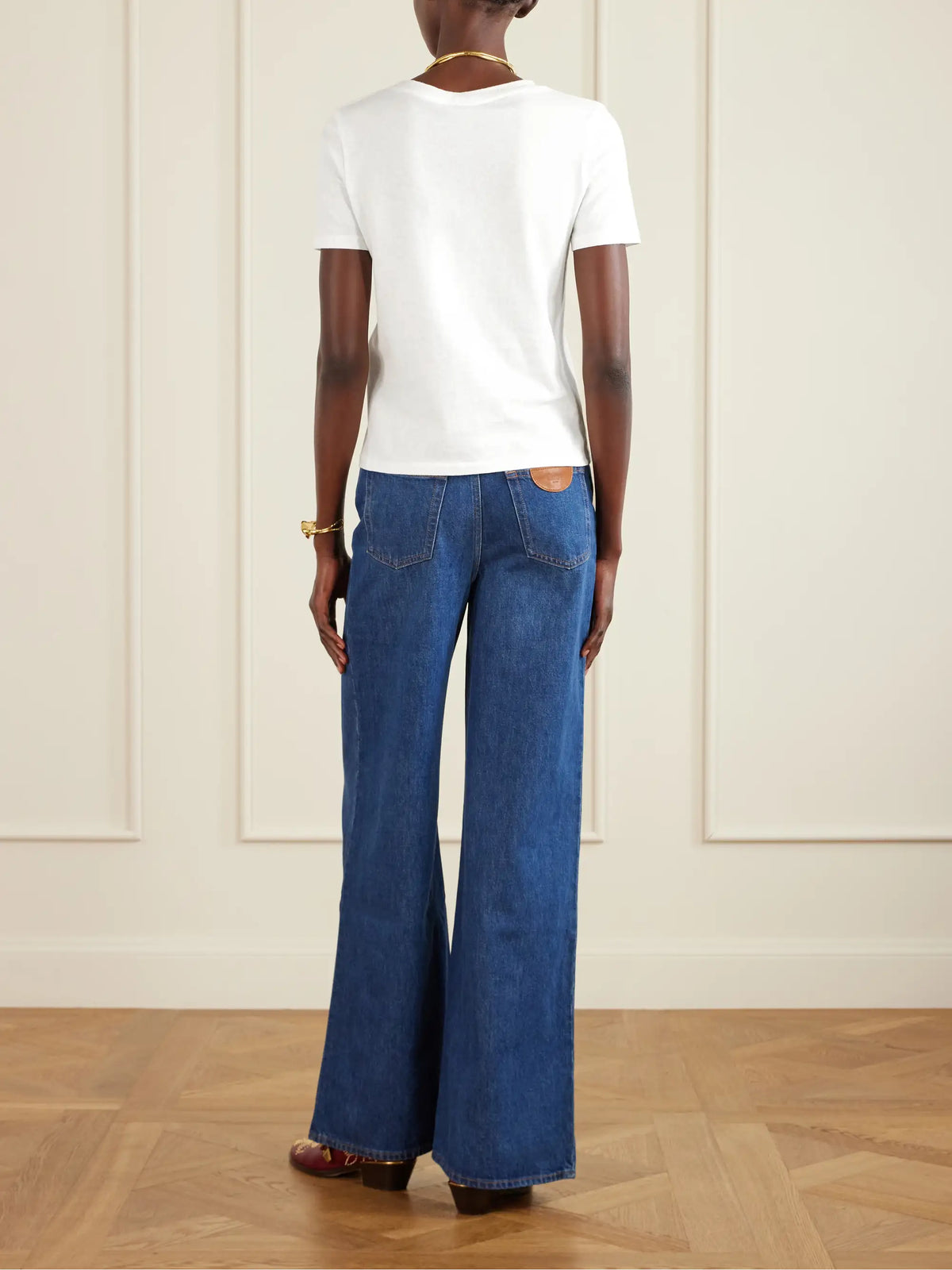 Printed Organic Cotton-jersey T-shirt