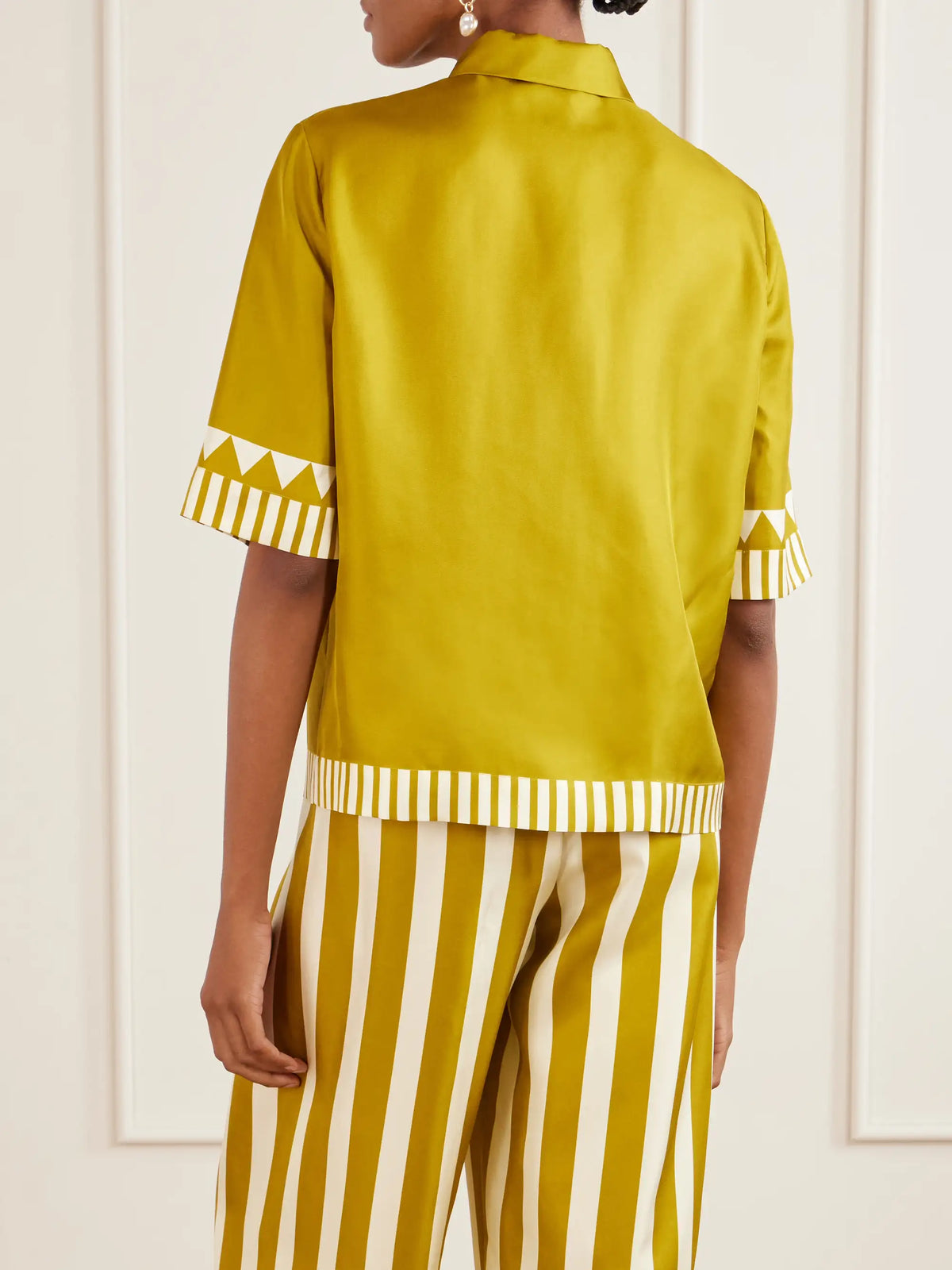 Eres Emeraude Printed Silk Shirt