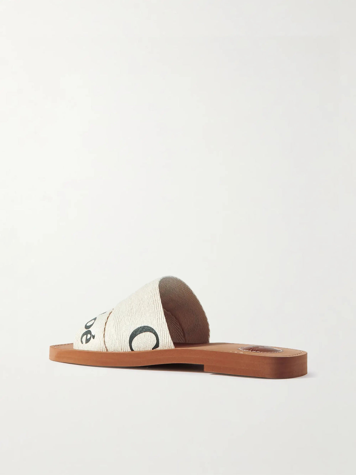 Woody Logo-print Canvas Slides