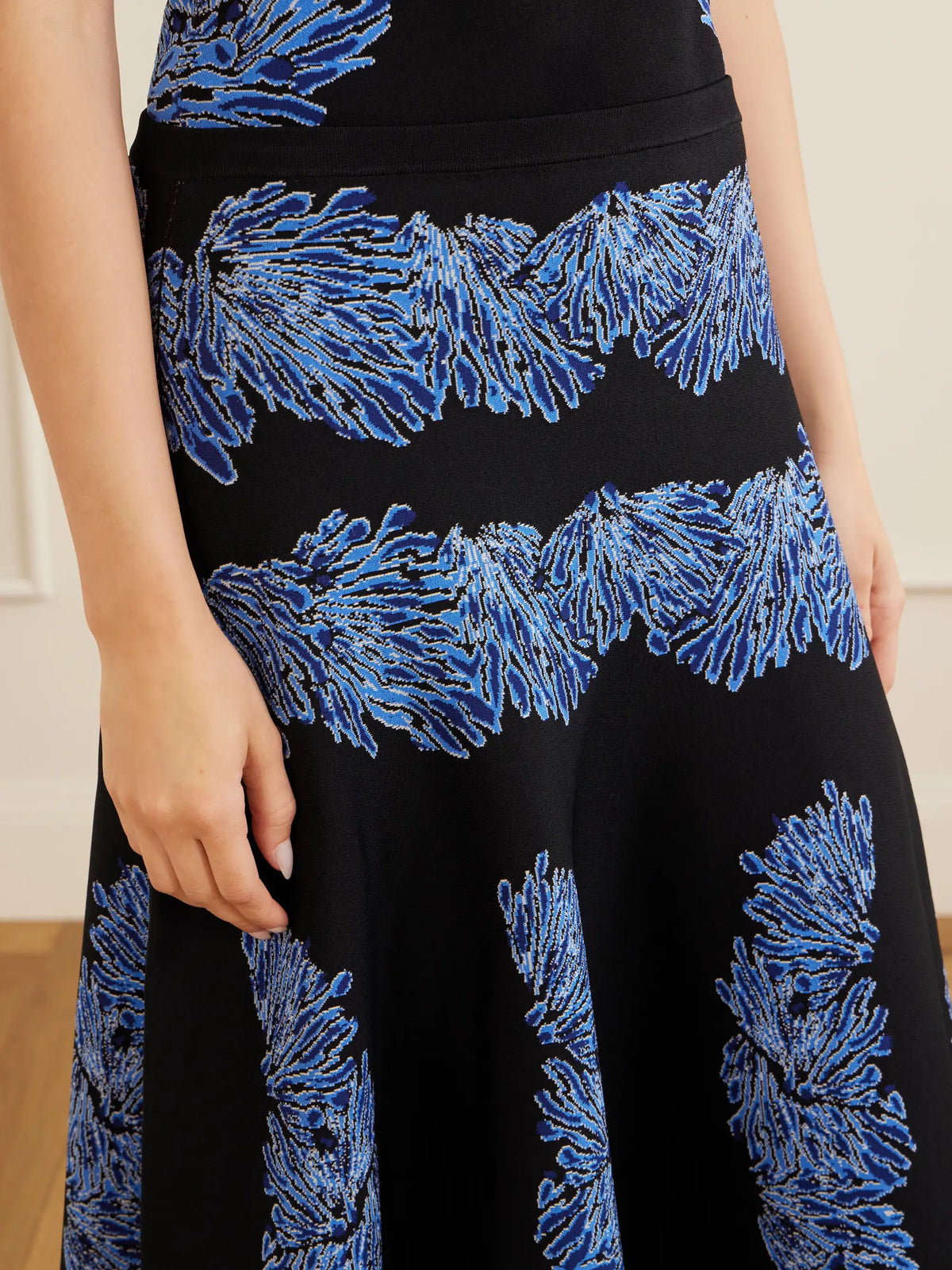 Ulla Johnson Alessia Jacquard-knit Midi Skirt