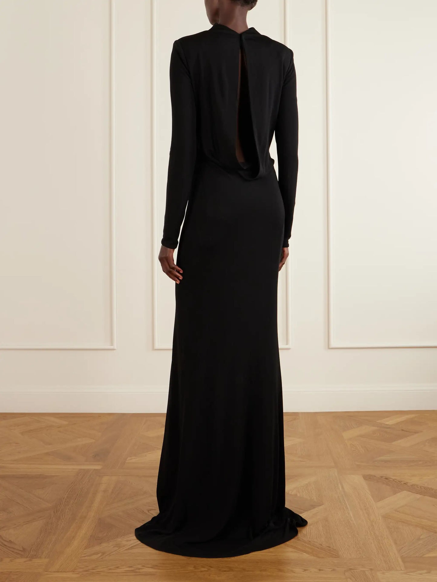 Twisted Jersey-crepe Gown