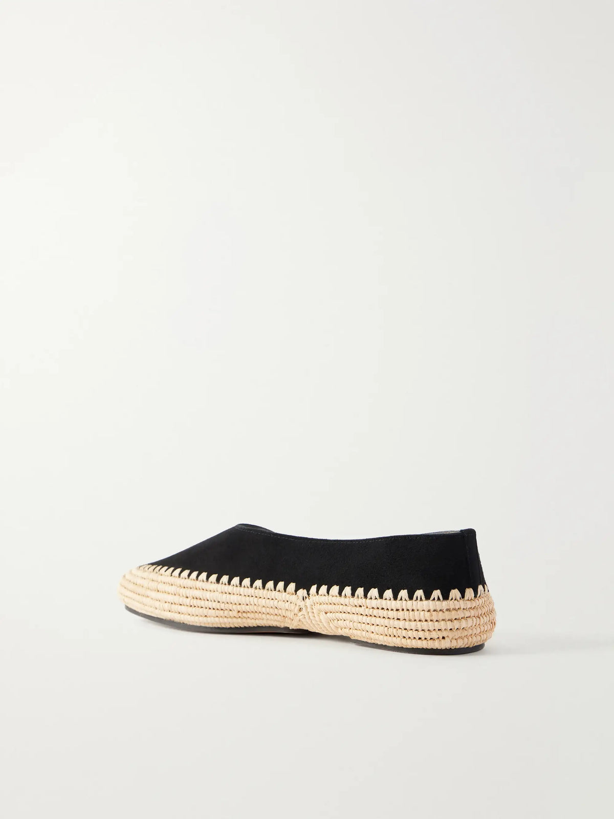 Strength Suede And Raffia Flat