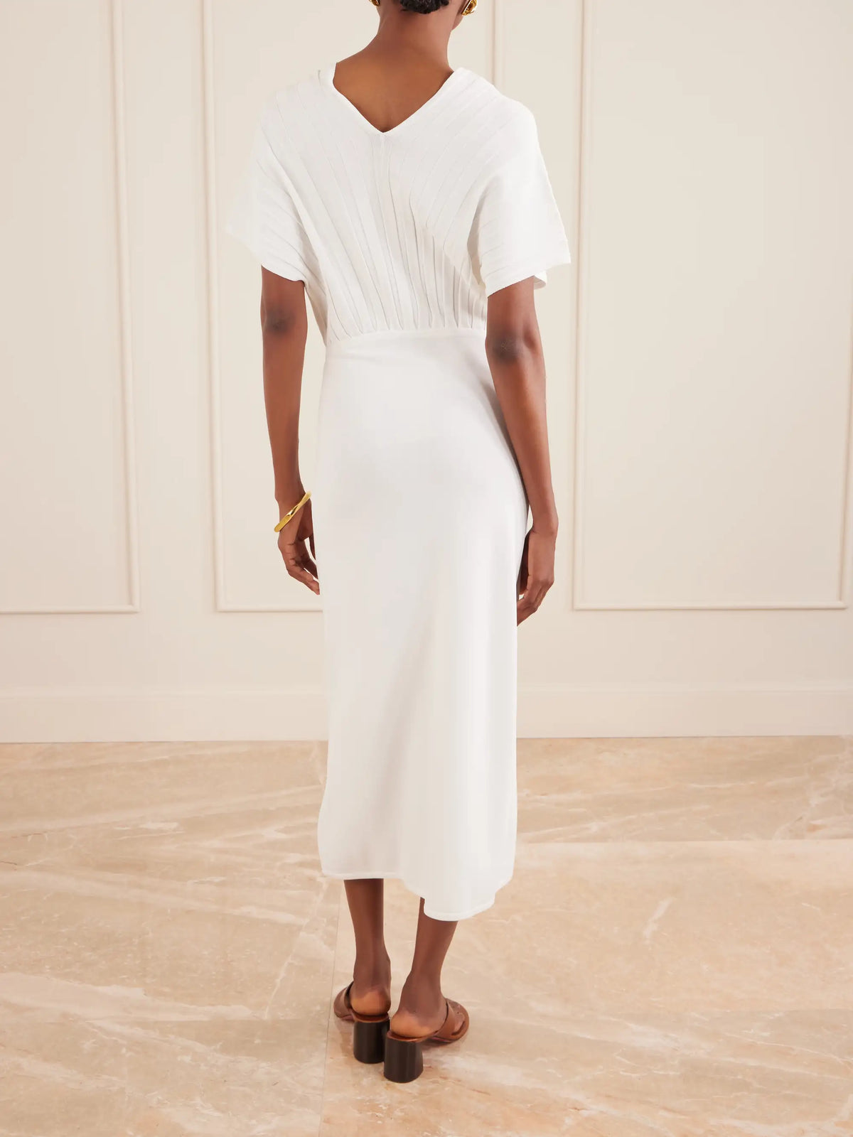Max Mara Woven Midi Dress