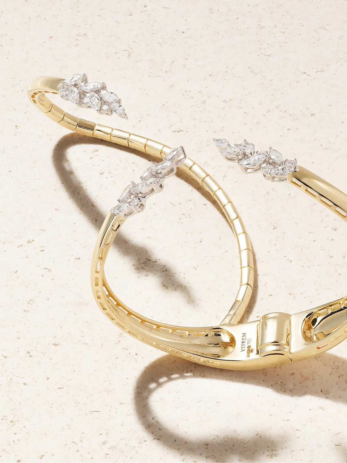 18-karat Yellow And White Gold Diamond Bracelet