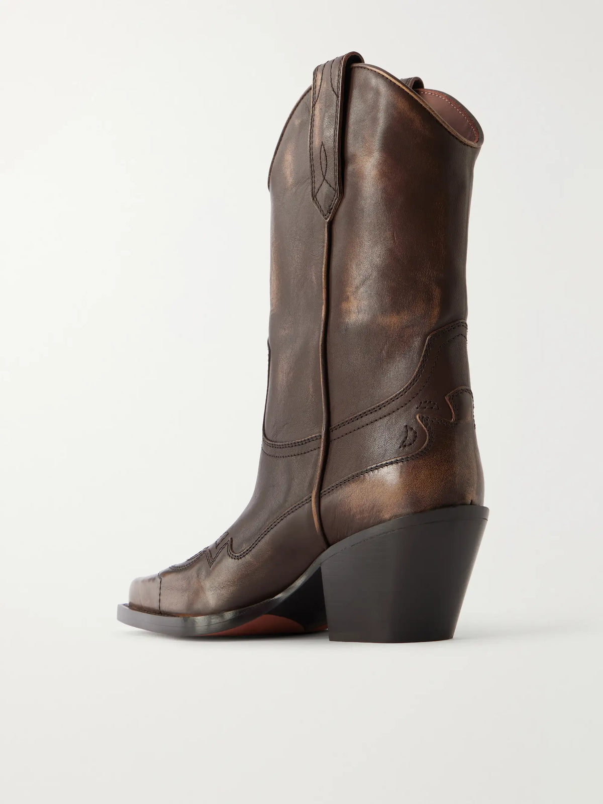 Paris Texas Dakota 60 Embroidered Leather Ankle Boots