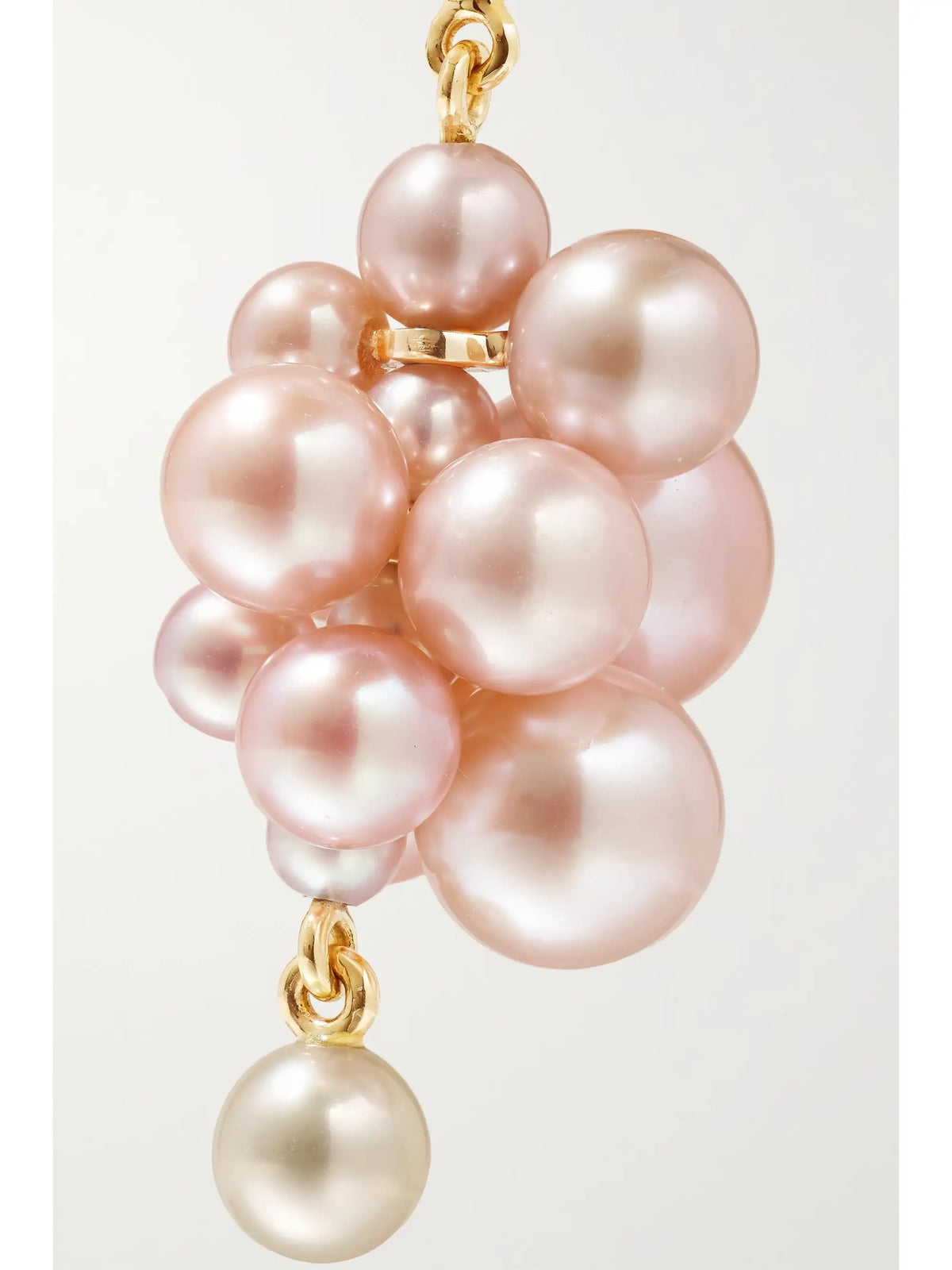 Botticelli Rose 14-karat Gold Pearl Earrings