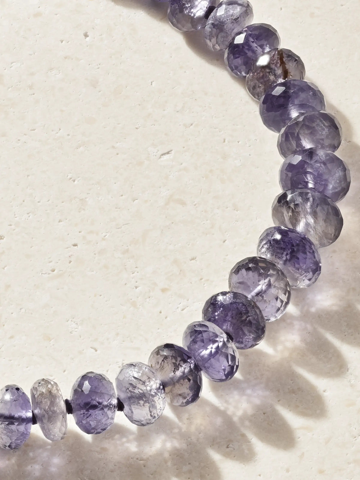 Oracle 14-karat Gold Iolite Necklace