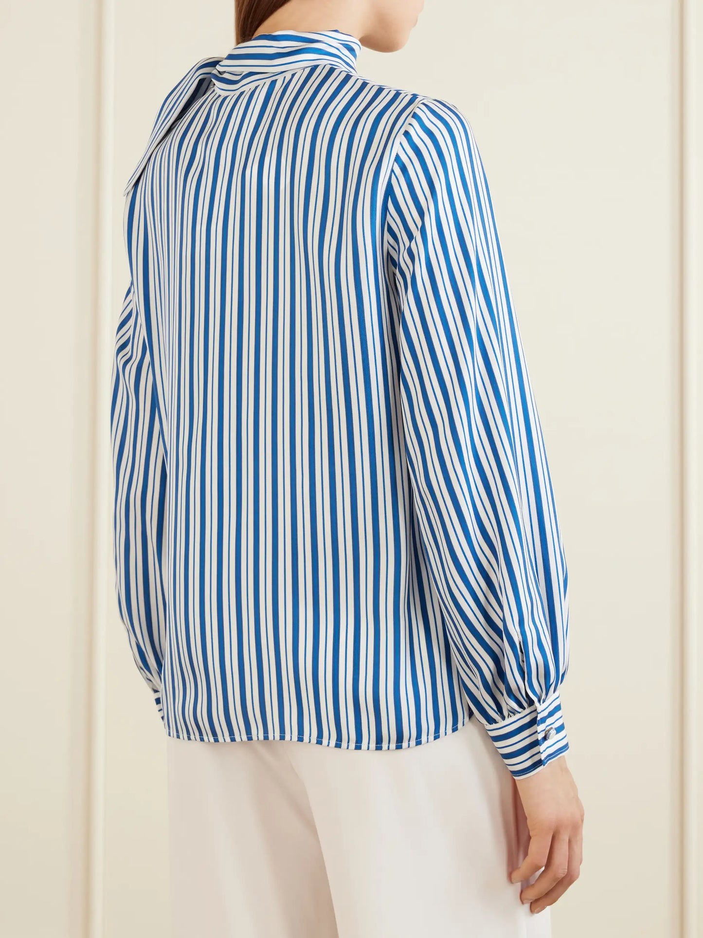 Striped Silk Shirt